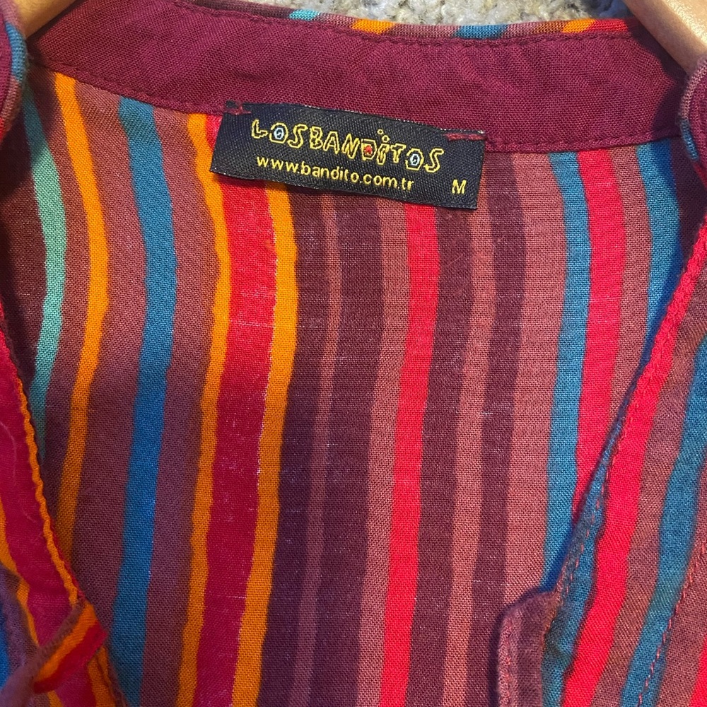 Los Banditos- Red Stripe Tie-Accent Chati
Tunic - Picture 8 of 11